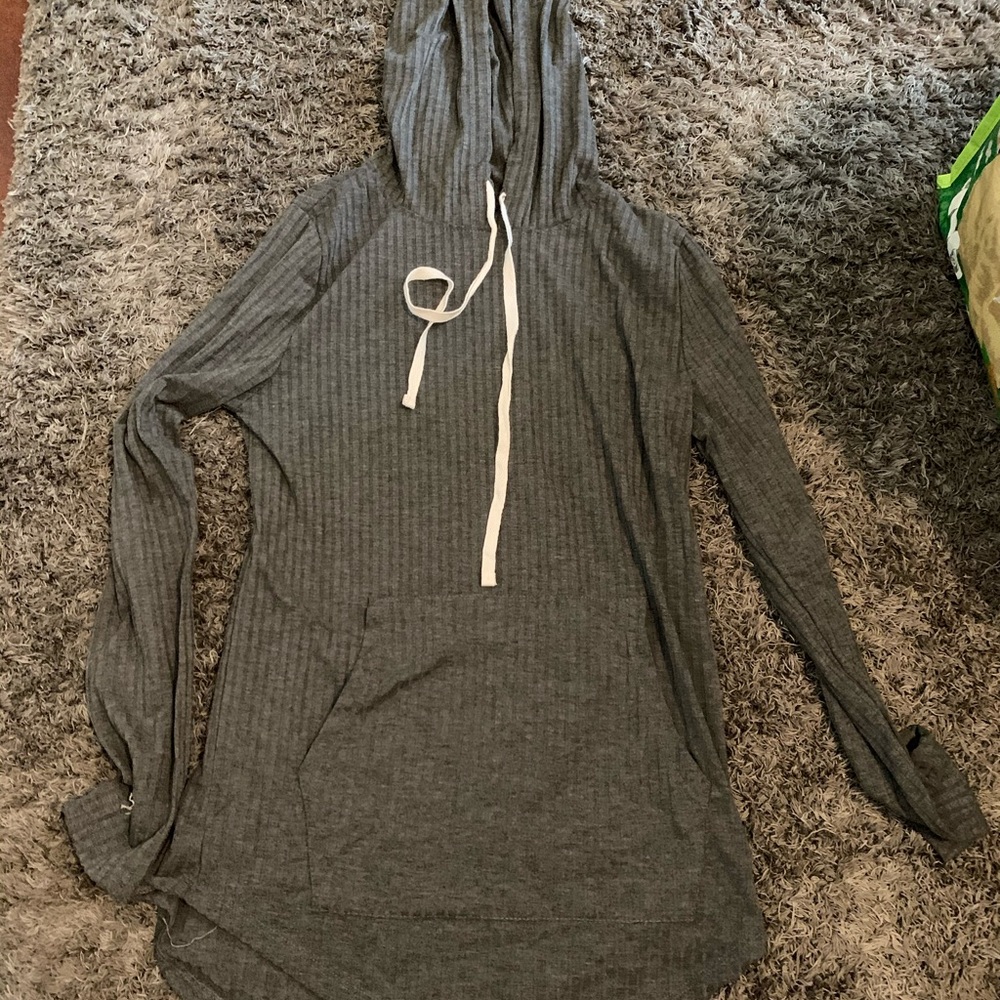 Gray hoodie